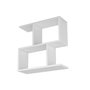 Hanah Home Mesa Auxiliar Life - Blanca, 60x60x20 cm